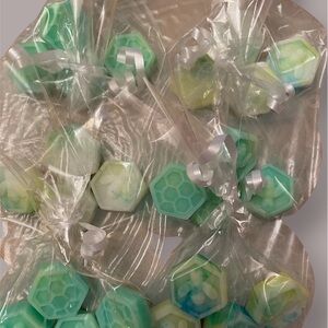 Handmade Goats Milk Mini Soap with light lemon scent